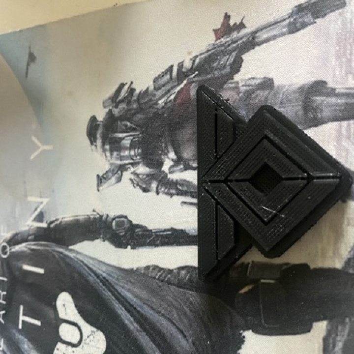 3D Printable Destiny 2 Warmind Magnet By Hex Numbers