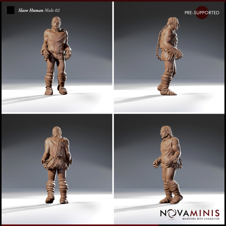 D Printable Slave Human Male By Novaminis