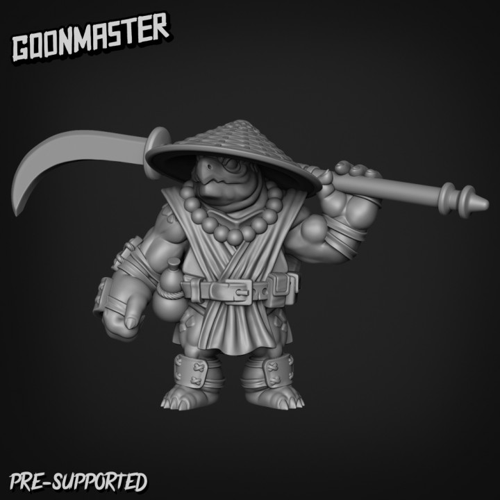 3D Printable Turtle Polearm 1 By Goon Master