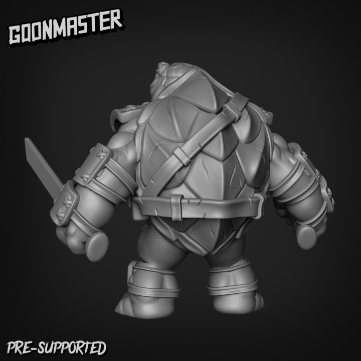 3D Printable Turtle Swordsman 2 By Goon Master