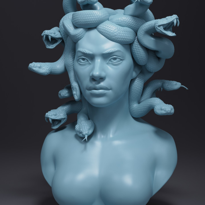 3D Printable Medusa By Art Of V