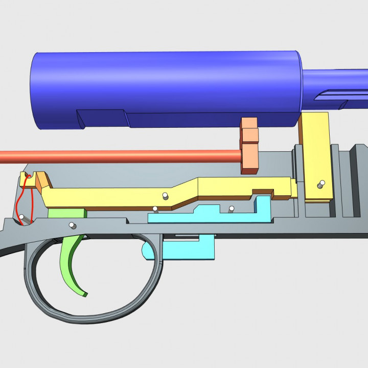 D Printable Suomi Kp Submachine Gun Replica By Ilkka