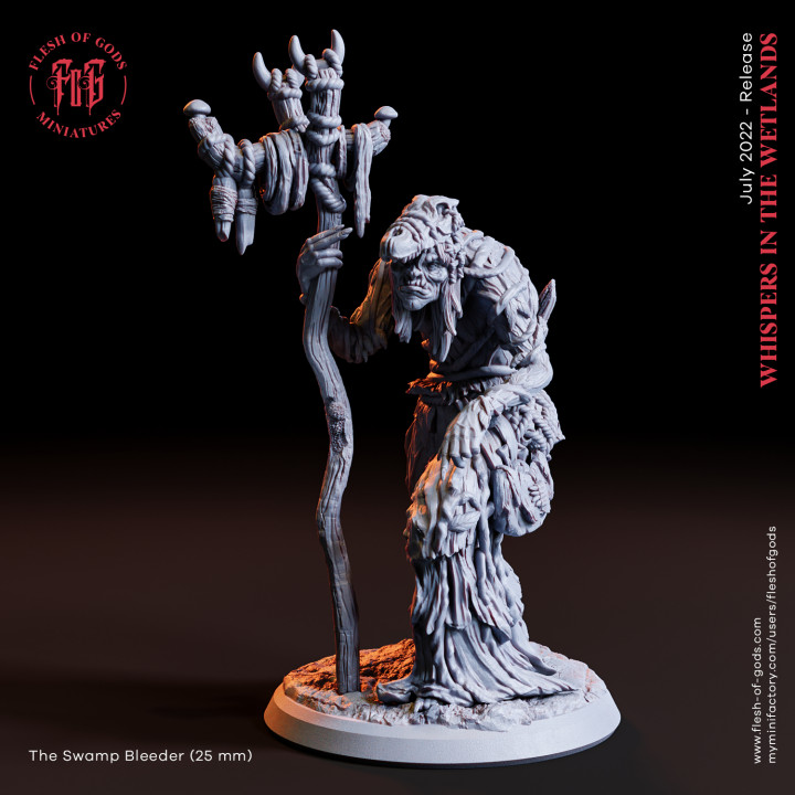 D Printable Flesh Of Gods July Whispers In The Wetlands By