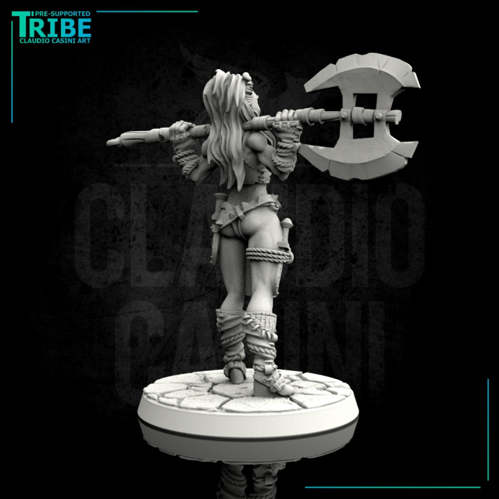 3D Printable 0096 Female Human Elf Half Orc Tiefling Firbolg