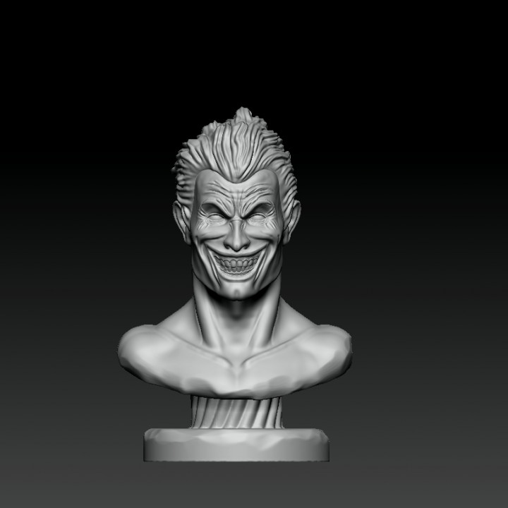 3D Printable Joker Bust By Andres