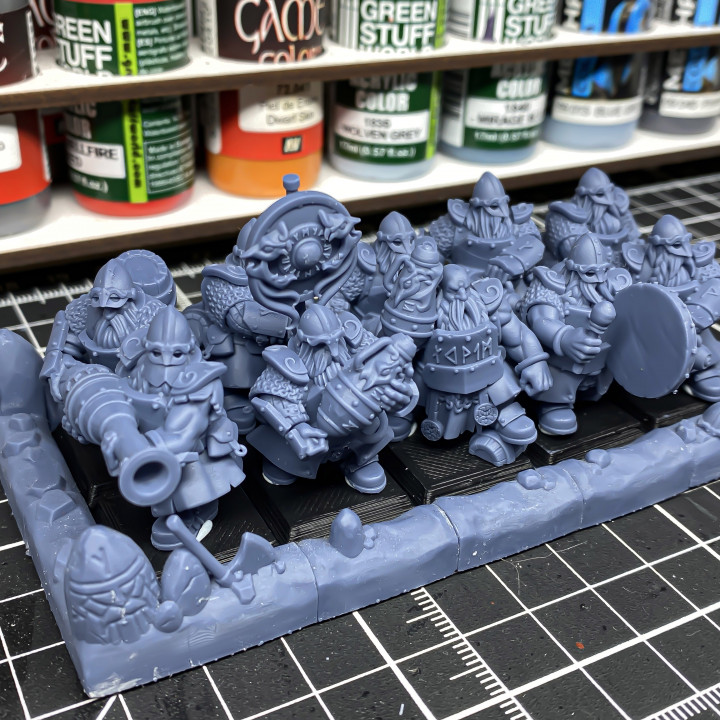 D Printable Dwarf Firespitters Highlands Miniatures By Highlands