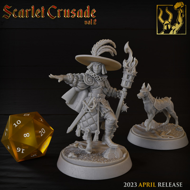 D Printable Titanforge Miniatures April Release Scarlet Crusade