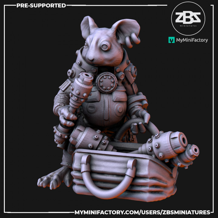 3D Printable Sci Fi NPC And Vendors FULL SET By ZBSminiatures