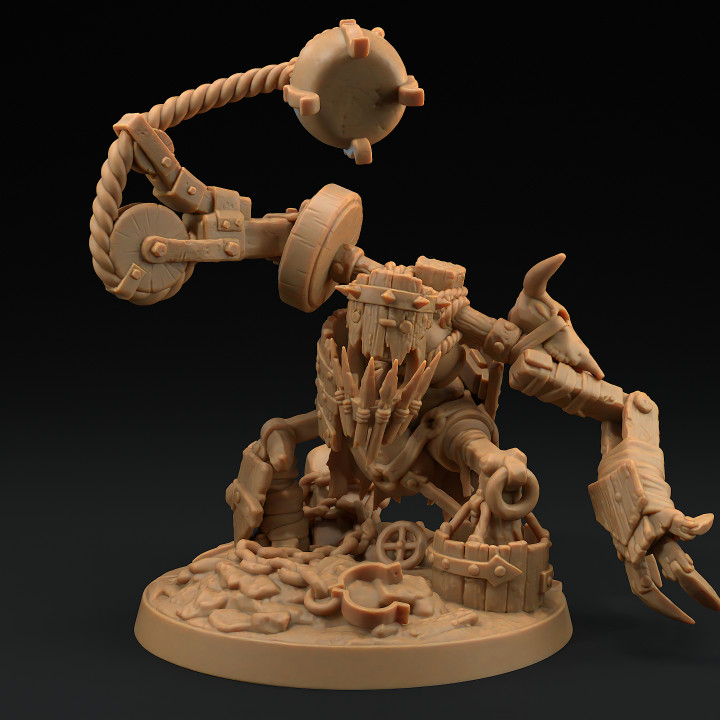 3D Printable Scrap Golems PRESUPPORTED Scrap Slap Goblin Tribes By