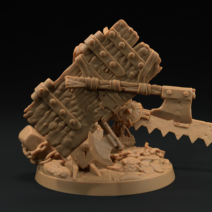 3D Printable Scrap Golems PRESUPPORTED Scrap Slap Goblin Tribes By