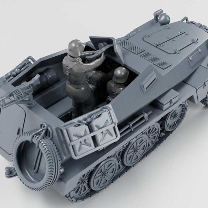 D Printable Half Track Sd Kfz Leichter Sch Tzenpanzerwagen