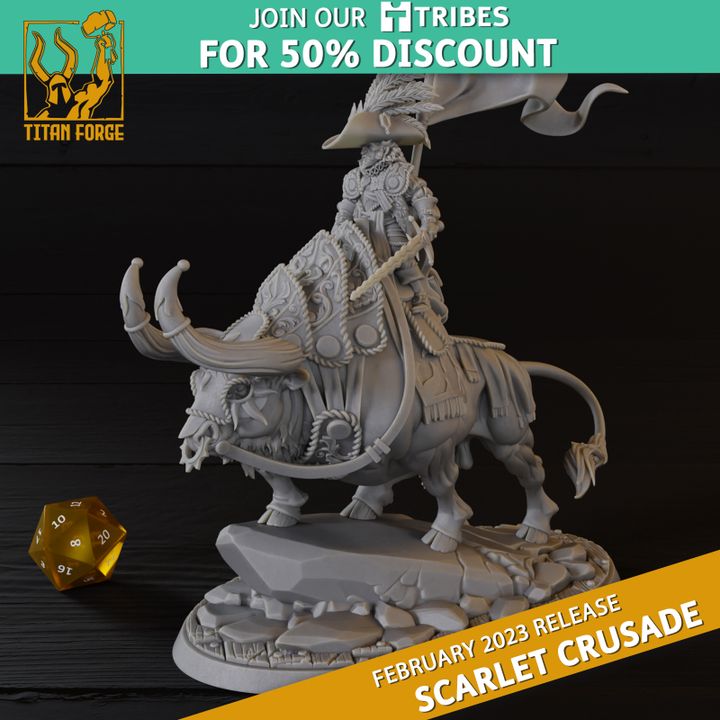 3D Printable Scarlet Crusade Bundle By Titan Forge Miniatures