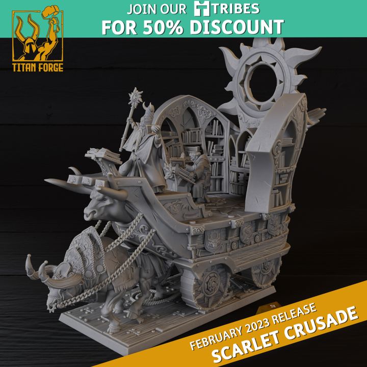 3D Printable Scarlet Crusade Bundle By Titan Forge Miniatures