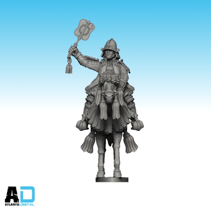 3D Printable Samurai Yari Cavalry By Wargames Atlantic