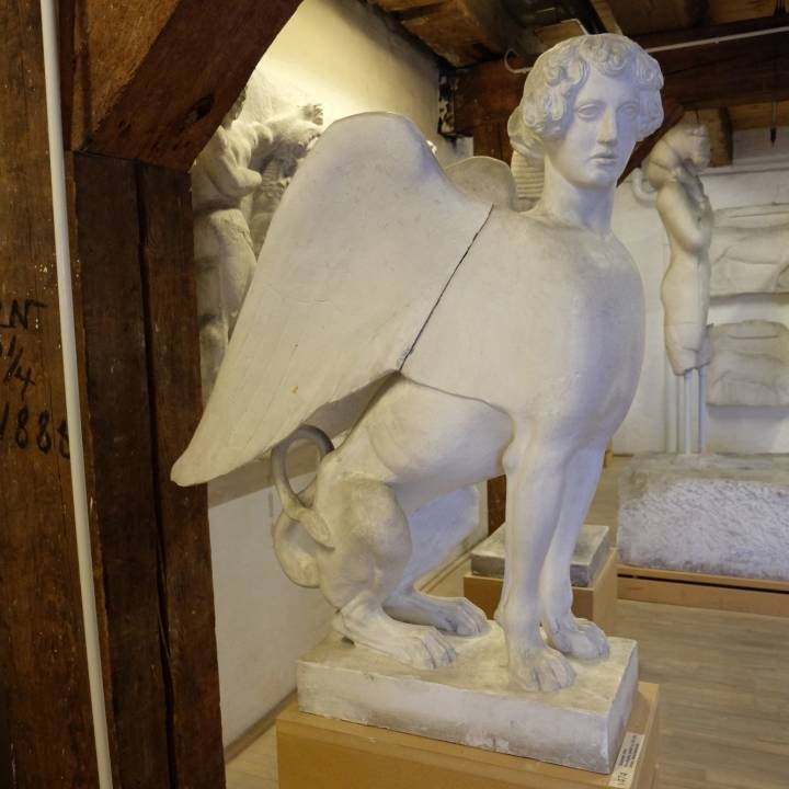 Sphinx Seated at The Royal Cast Collection, Copenhagen image