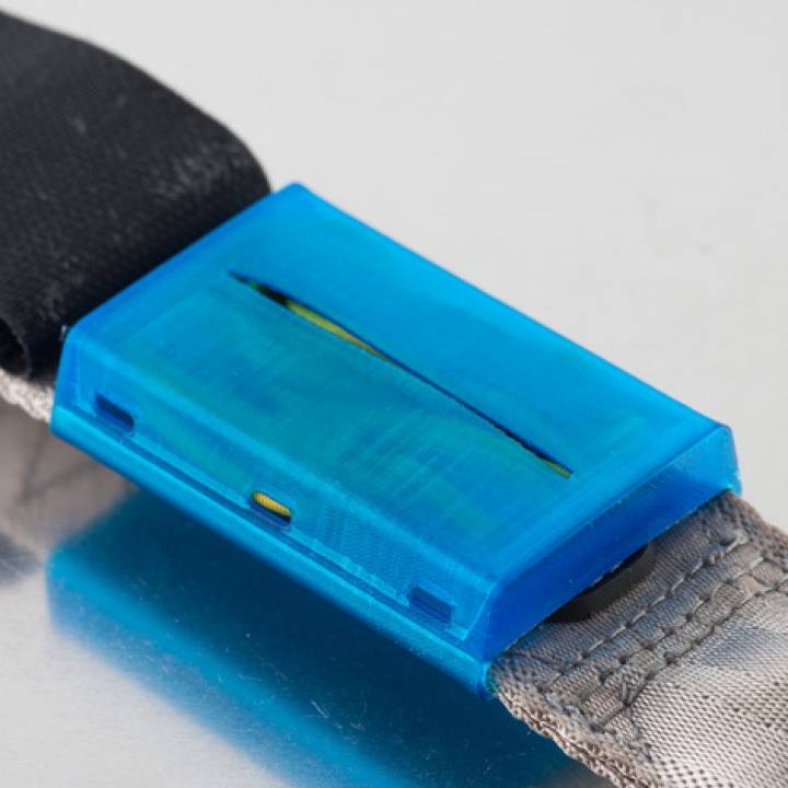 3D Printable Surfboard Leash Key Pocket by Walter Hsiao