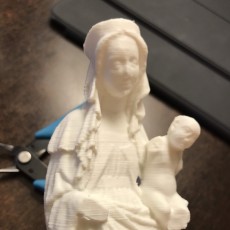 Picture of print of Figure of Virgin Mary