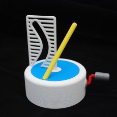 Picture of print of Straight Pole + Curved Hole Illusion