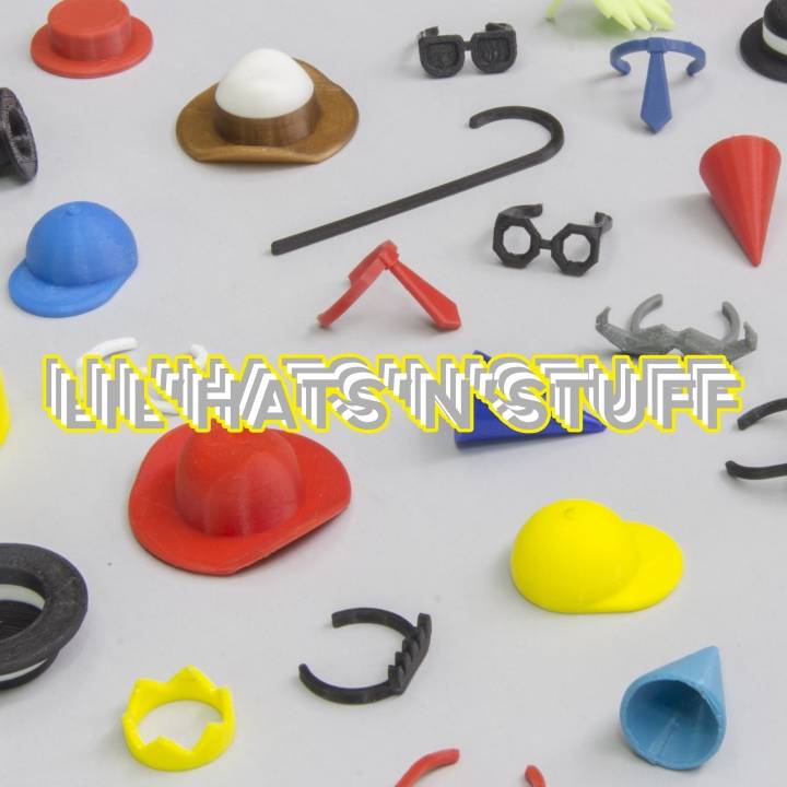 Lil'Hats'N'Stuff : Painter's Brush Stache image