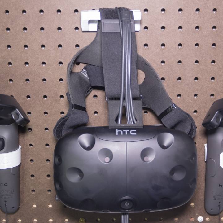 Peg Anything // HTC Vive Controller + Headset Holders image