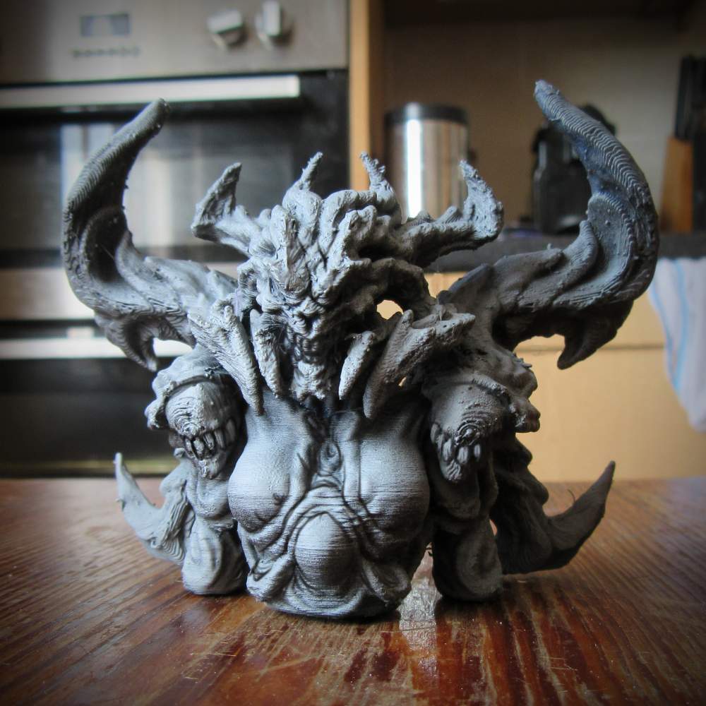 3D Printable Diablo 3 - Diablo by Printed Obsession