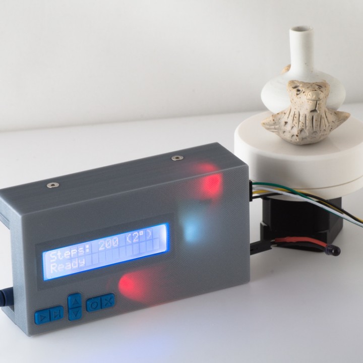 Shapespeare's Infinite Resolution 3D Scanner - Printed Parts and Software Remix image