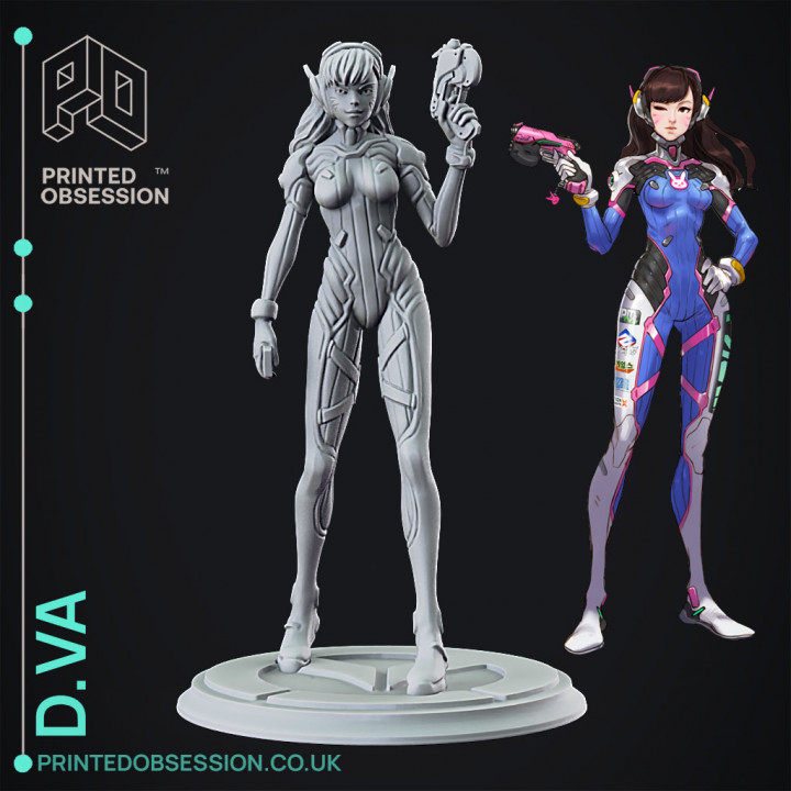 Overwatch - D.Va Full figurine image