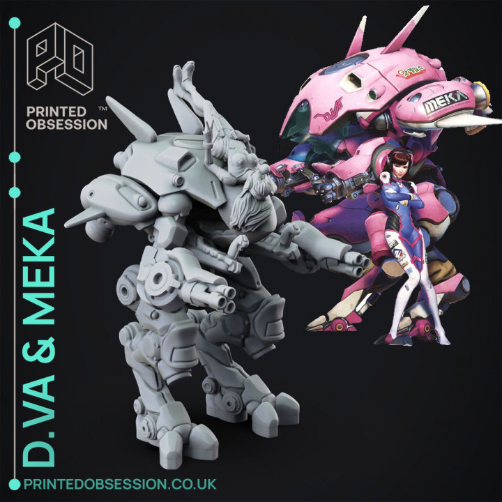 Overwatch - D.Va & Meka - Victory Pose image