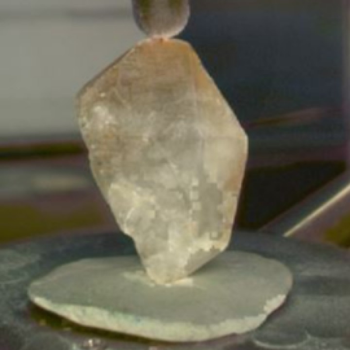 Quartz crystal from ritual cache image