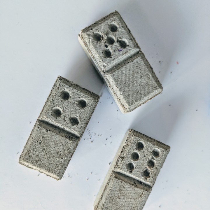 Flexi-Moulds for Concrete Dominoes image