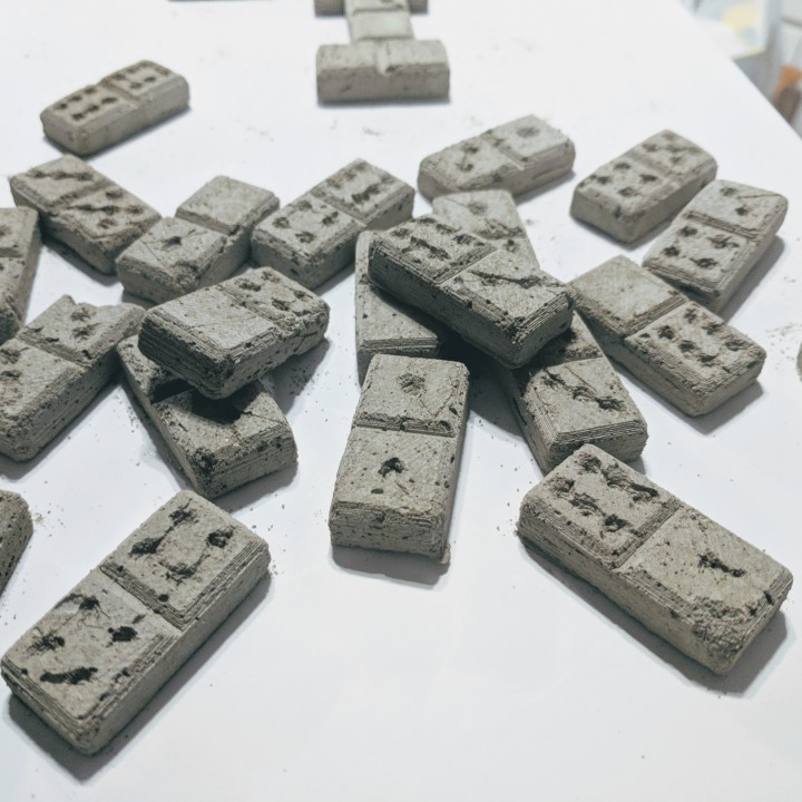 Flexi-Moulds for Concrete Dominoes image