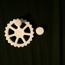Picture of print of Z-axis Adjustment Knob Mod for CR-10 and other printers with Z-thread