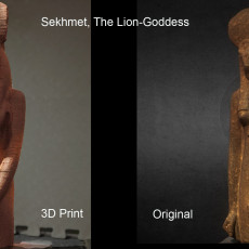 Picture of print of Sekhmet, the Lion-goddess