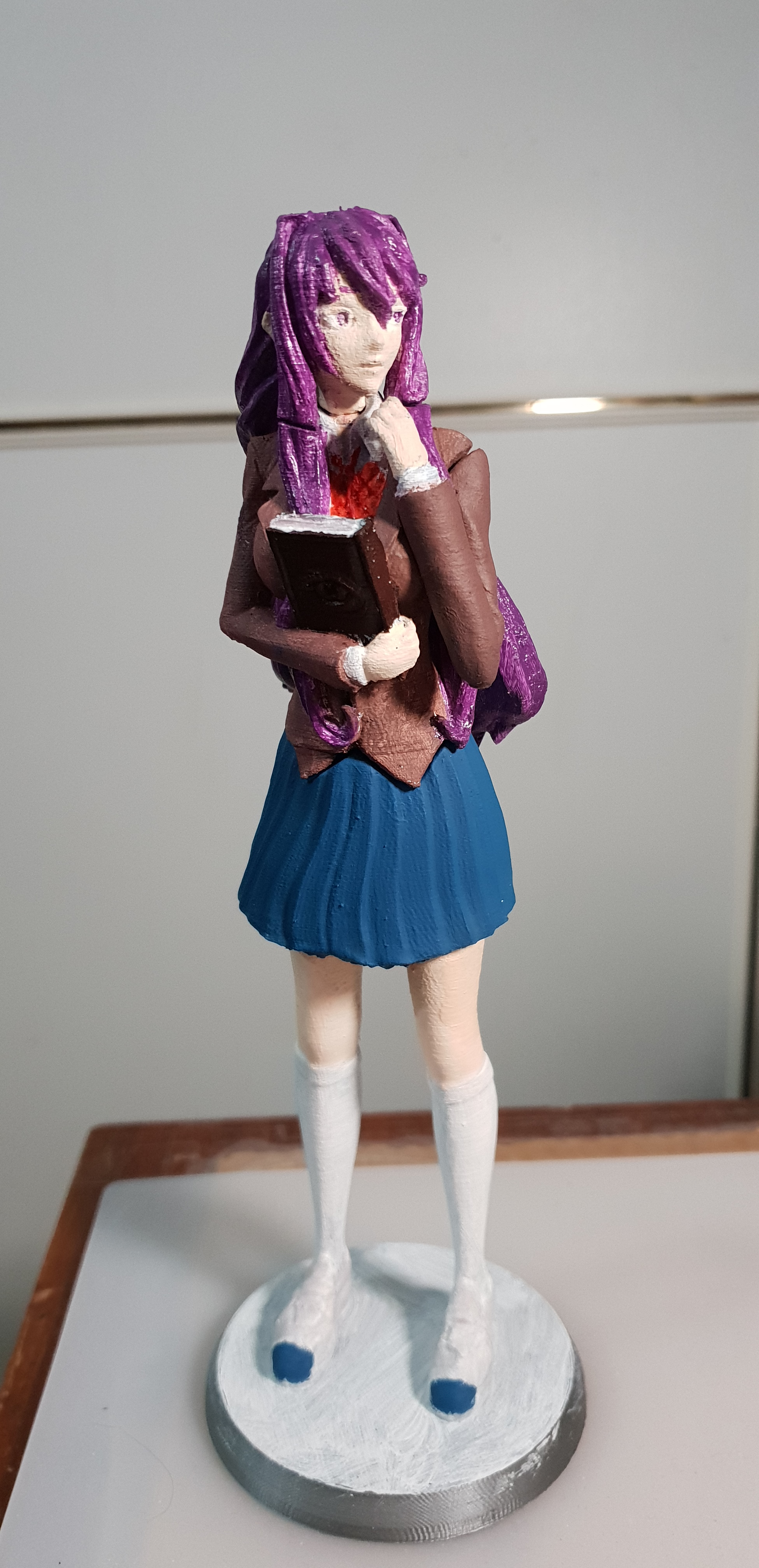 3D Printable Doki Doki Literature Club - Yuri by Printed Obsession