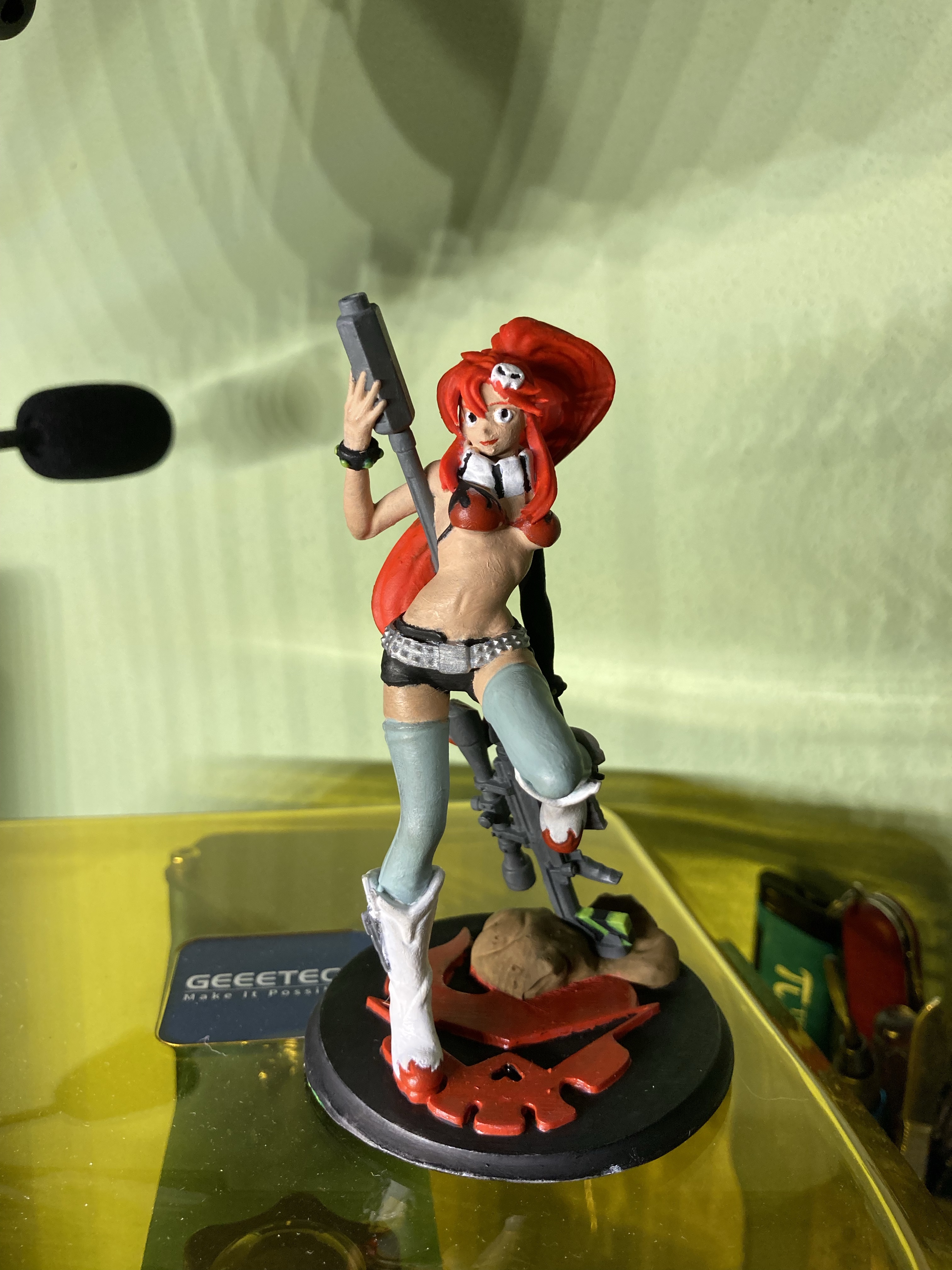 3D Printable Gurren Lagann - Yoko Littner - 25 cm by Printed Obsession