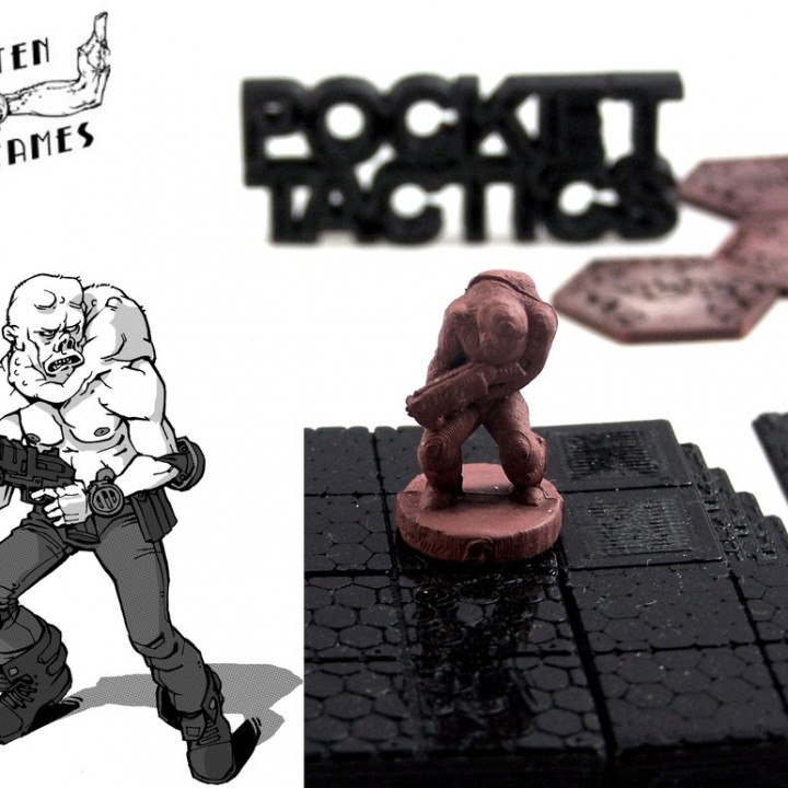 Pocket-Tactics: Mutant Bounty Hunter (Second Edition) image