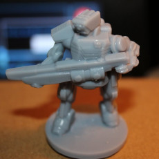 Picture of print of C-Series Cyclops Automated Militia (18mm scale)