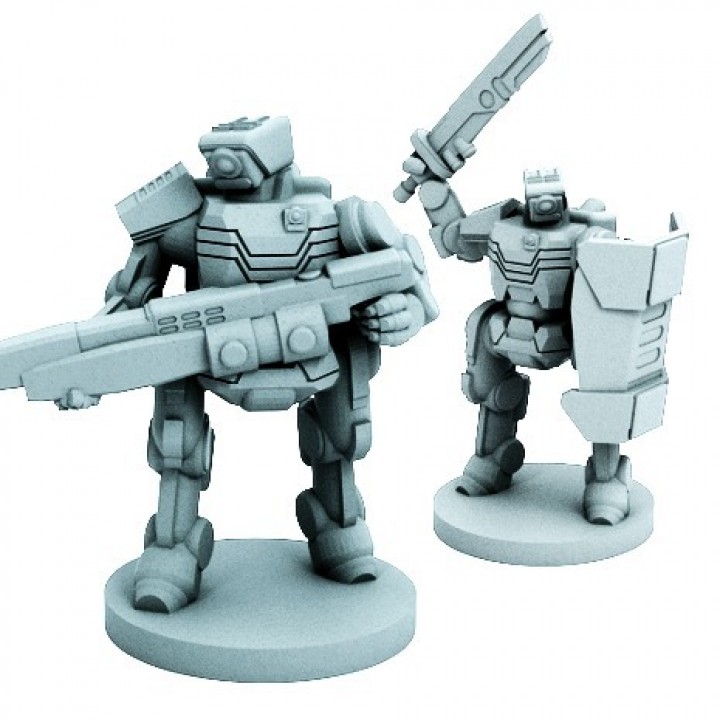 C-Series Cyclops Automated Militia (18mm scale) image