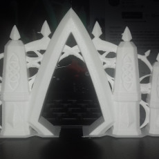 Picture of print of Elvish Gateway (18mm scale)