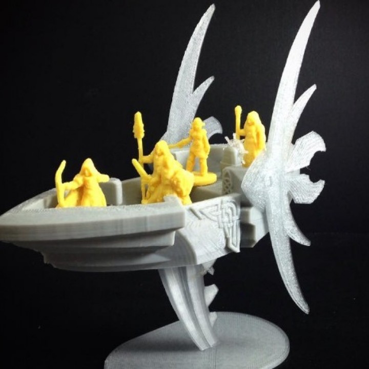 Elvish Aether Ship (18mm scale) image