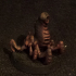 Cave Worm, 28mm Miniature print image