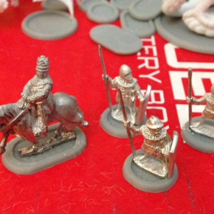 Recessed Infantry and Cavalry Bases (15mm scale) image