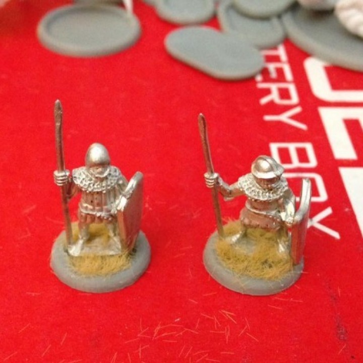 Recessed Infantry and Cavalry Bases (15mm scale) image
