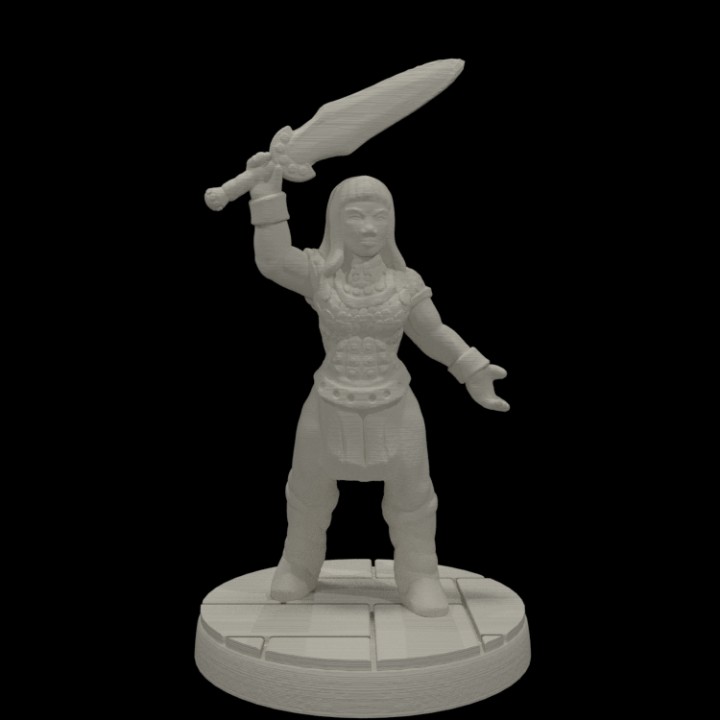 Barbarian Champion (15mm scale) image
