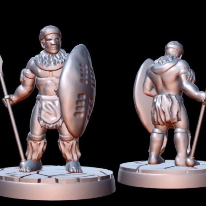 Zulu Warrior (15mm scale) image