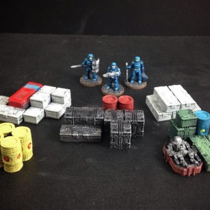 Sci-Fi Loot Markers (15mm scale) image