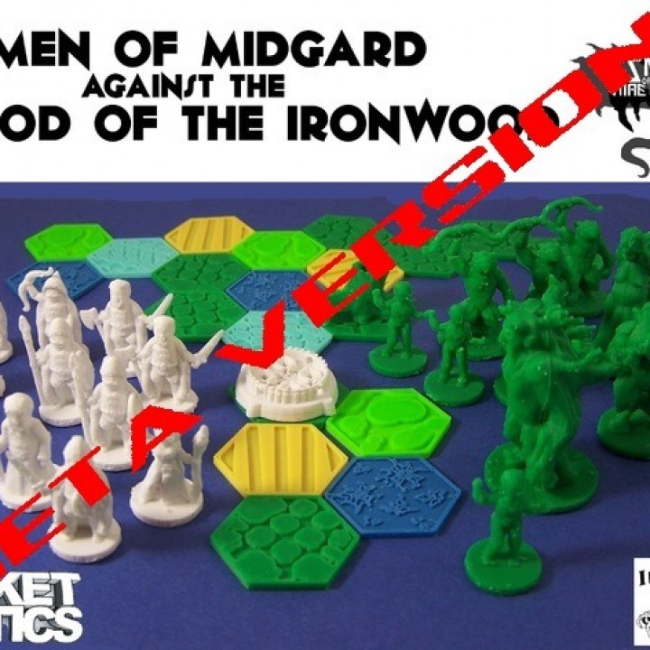Pocket-Tactics: Men of Midgard against the Brood of the Ironwood (Second Edition) image
