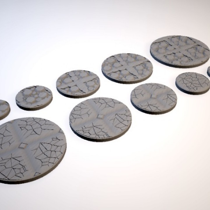 Z.O.D. Crystal Palace Theme Bases (28mm/Heroic scale) image