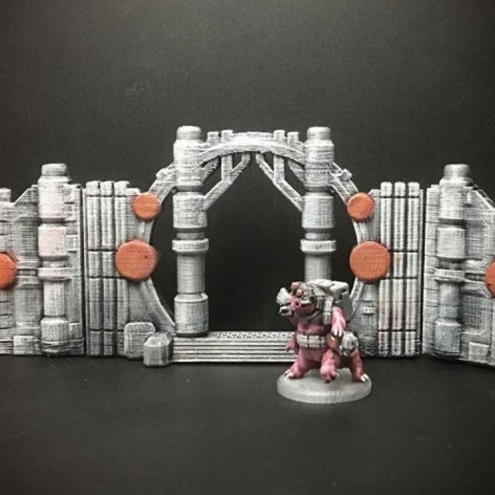 Z.O.D. Sci-Fantasy Walls (28mm/Heroic scale) image