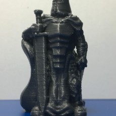 Picture of print of Knight w/Greatsword (28mm/Heroic scale)